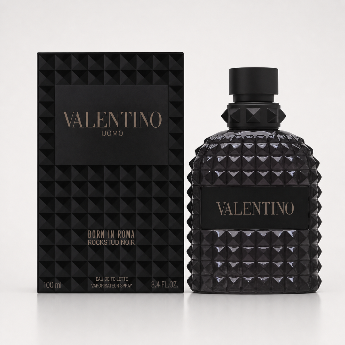 Valentino Born In Roma Uomo Rockstud Noir